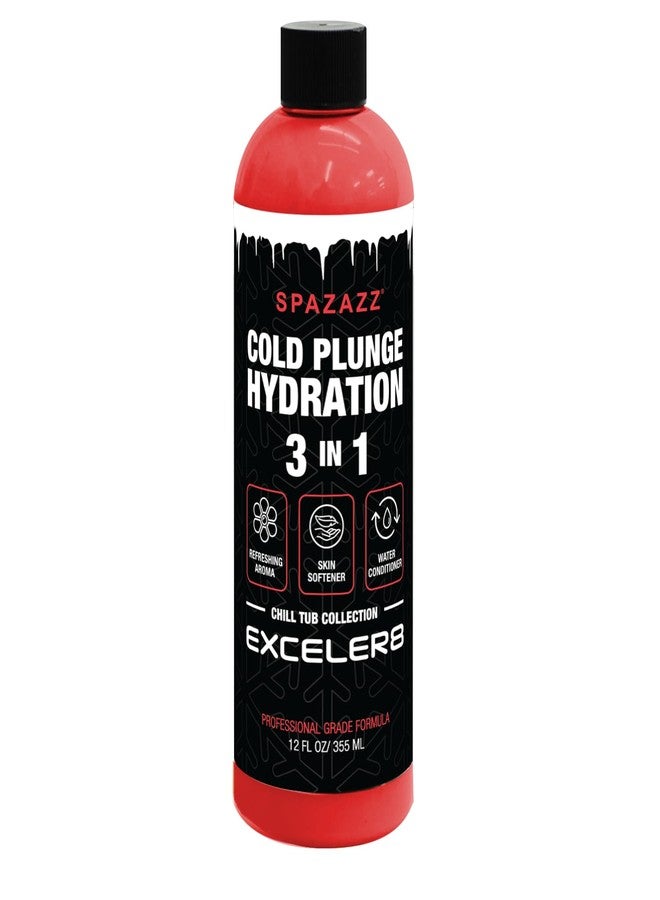 Spazazz Exceler8 Cold Plunge Hydration – 3-in-1 Cold Plunge Water Treatment Formula - Aromatherapy, Skin Softener & Water Conditioner – Safe for All Cold Plunge & Ice Bath Equipment – 12 fl oz - Image 1